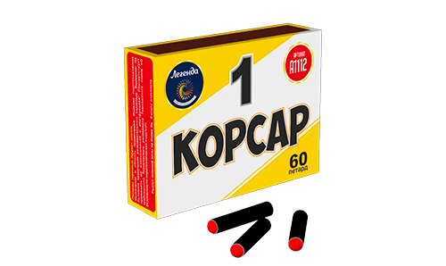  Петарды Корсар 1 в пленке  в Аргуне